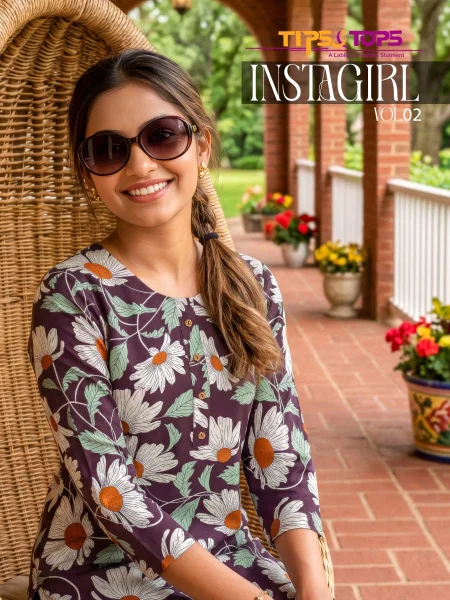 Instagirl Vol 2 By Tips And Tops Rayon Printed Co Ord Set Wholesale Price In Surat